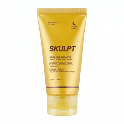 Maschera notte schiarente Skulpt con acido kojico e curcuma