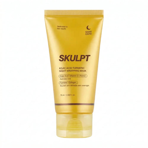 Maschera notte schiarente Skulpt con acido kojico e curcuma
